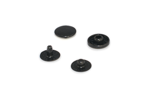 Кнопка 10 мм VT2 неірж. NS New Star пробивна, нержавіюча оксид чорний