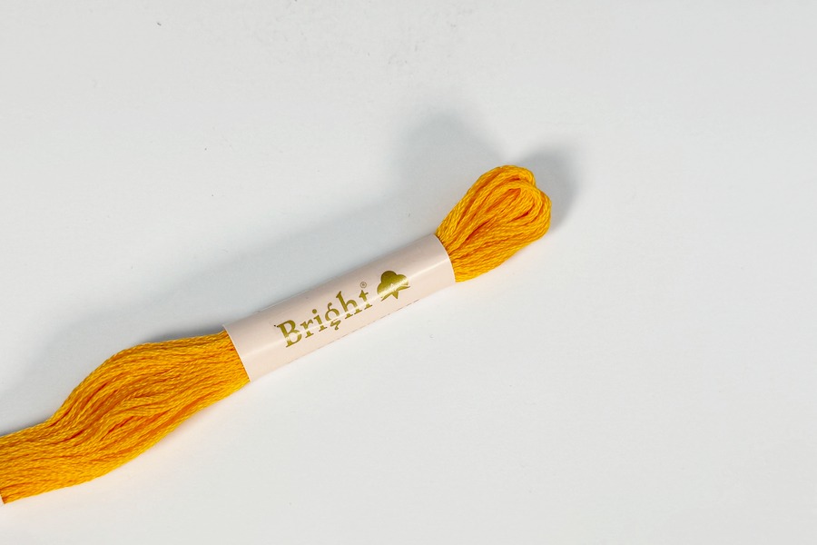 Муліне Bright бавовна оранжевий 0607