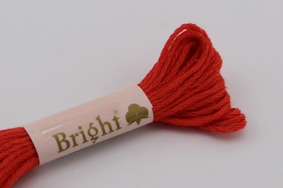 Муліне Bright бавовна червоний 0810