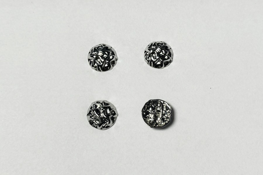 Гудзик на ніжці 15 мм Mertbutton нікель UTS-42