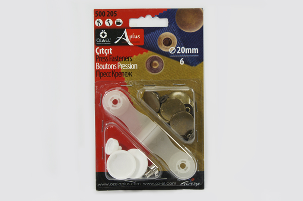 Набір кнопок 20 мм з кріпленням