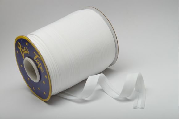 Бейка 16 мм MH матова, підвернута білий