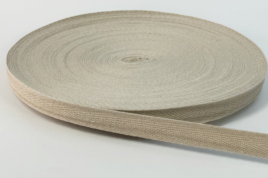 Стрічка кіперна 20 мм бежевий сірий світлий