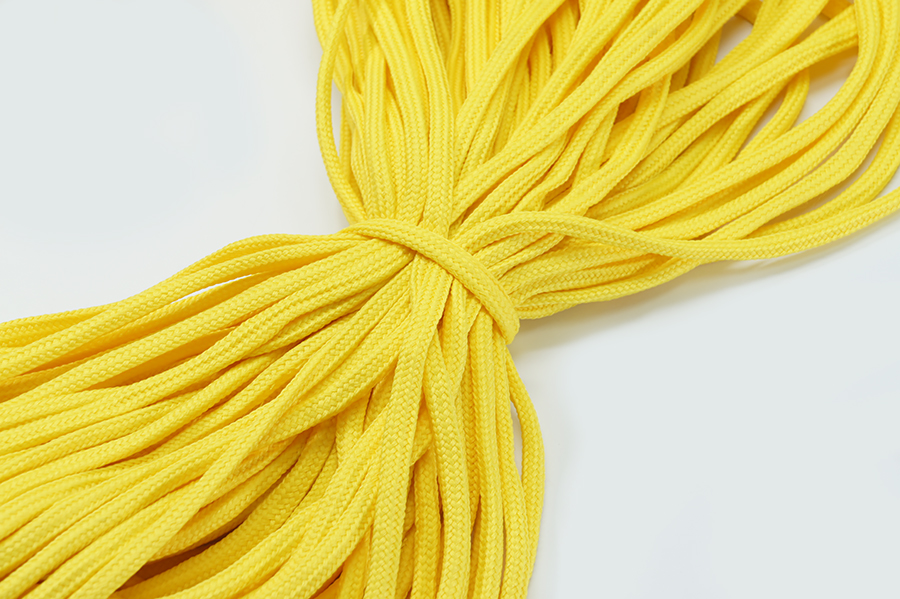 Шнур 6.0 мм для взуття 1-34 Лента жовтий